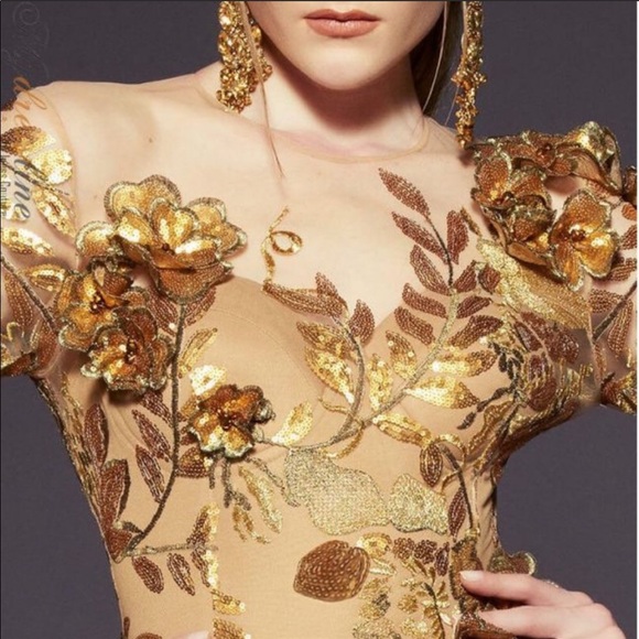 NWT MNM COUTURE FOUAD SARKIS GOWN 2463 - STUNNING! - Picture 5 of 8